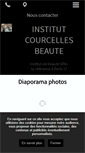 Mobile Screenshot of courcelles-beaute-institut.fr